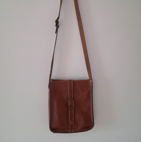 Patricia Nash Venezia Heritage Pouch Crossbody Leather Bag - Picture 3 of 11